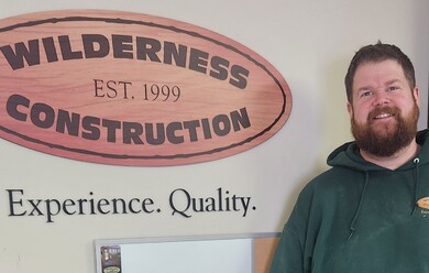 Cury Engle, Carpenter, at Wilderness Construction.