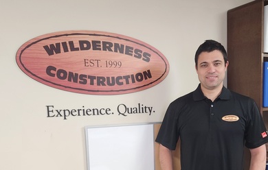 Derek Shortt, Designer, at Wilderness Construction.